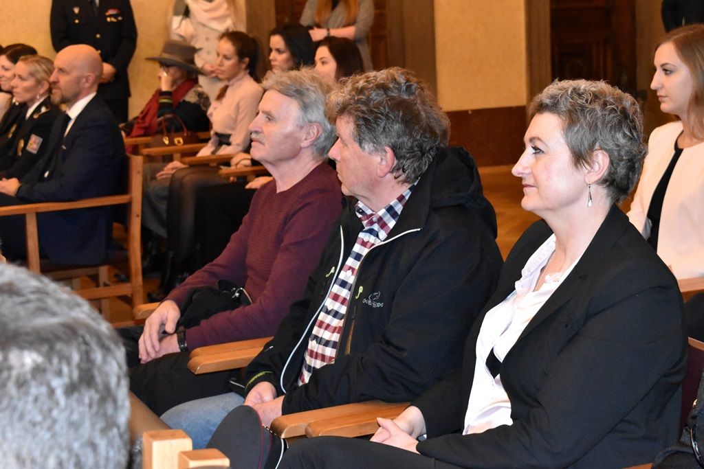 Oceňování za záchranu života a majetku (fotografie: A. Jarošová, 11.12.2019)