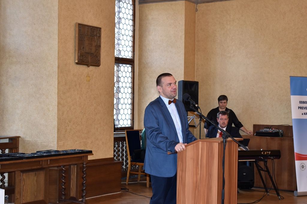 Oceňování za záchranu života a majetku (fotografie: A. Jarošová, 11.12.2019)