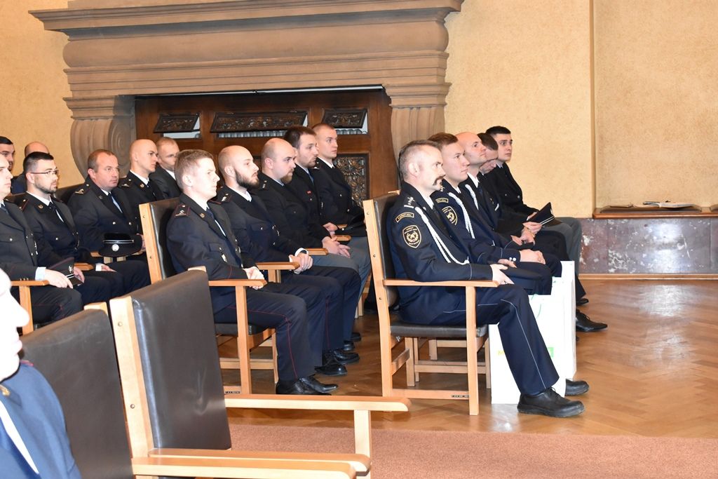 Oceňování za záchranu života a majetku (fotografie: A. Jarošová, 11.12.2019)