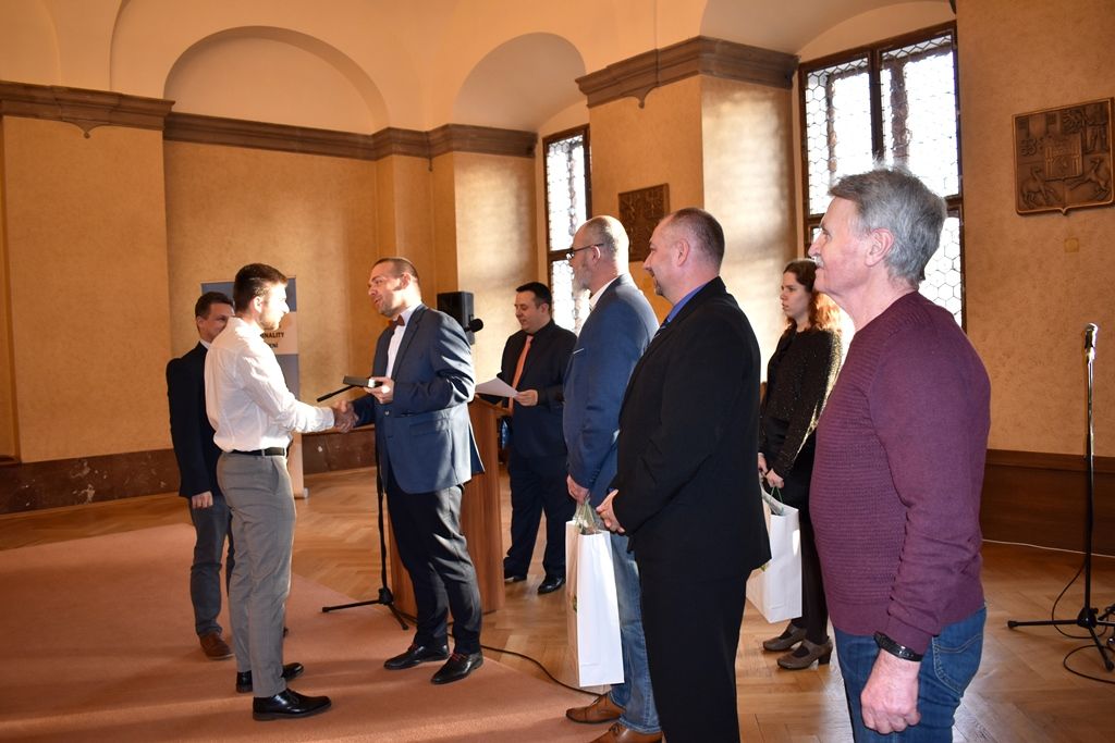 Oceňování za záchranu života a majetku (fotografie: A. Jarošová, 11.12.2019)