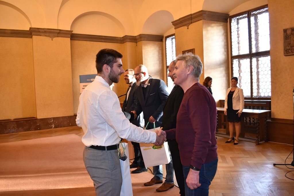 Oceňování za záchranu života a majetku (fotografie: A. Jarošová, 11.12.2019)