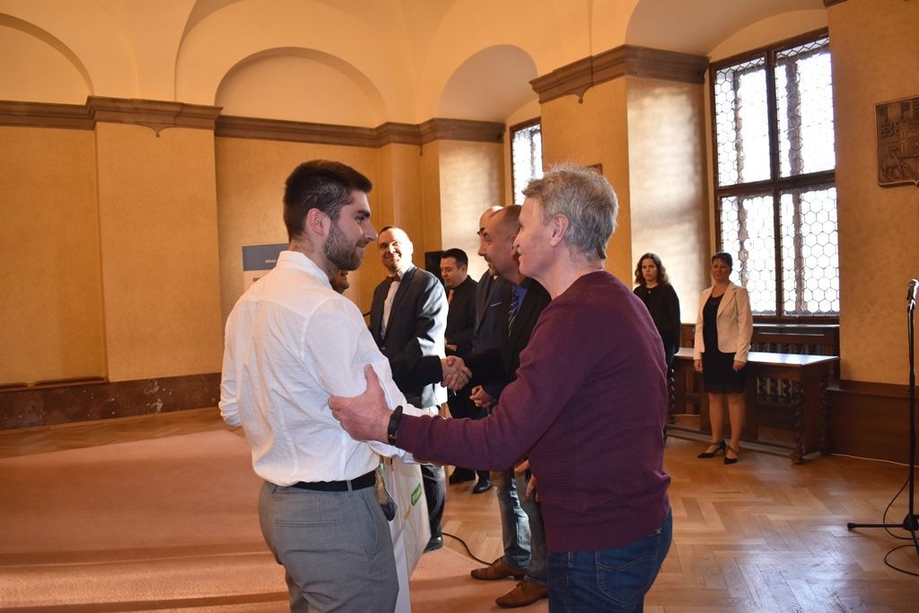 Oceňování za záchranu života a majetku (fotografie: A. Jarošová, 11.12.2019)