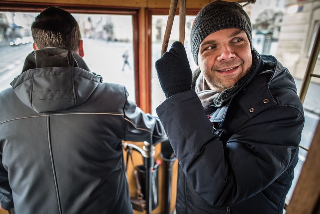 Otevření tramvajové tratě k Západočeské univerzitě (foto: M. Říský, 15.12.2019)