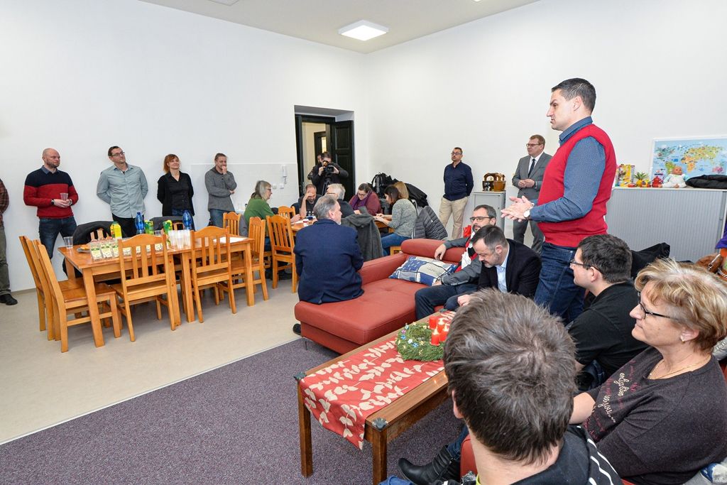 Plzeň opravila čtyřpatrový dům v centru tzv. Komendu (foto: M. Pecuch, 18.12.2019)