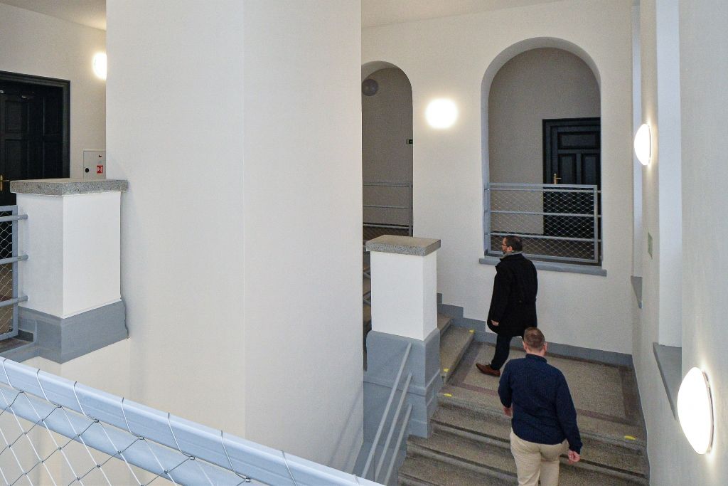 Plzeň opravila čtyřpatrový dům v centru tzv. Komendu (foto: M. Pecuch, 18.12.2019)