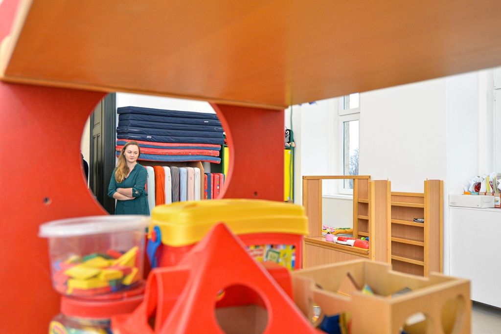 Plzeň opravila čtyřpatrový dům v centru tzv. Komendu (foto: M. Pecuch, 18.12.2019)