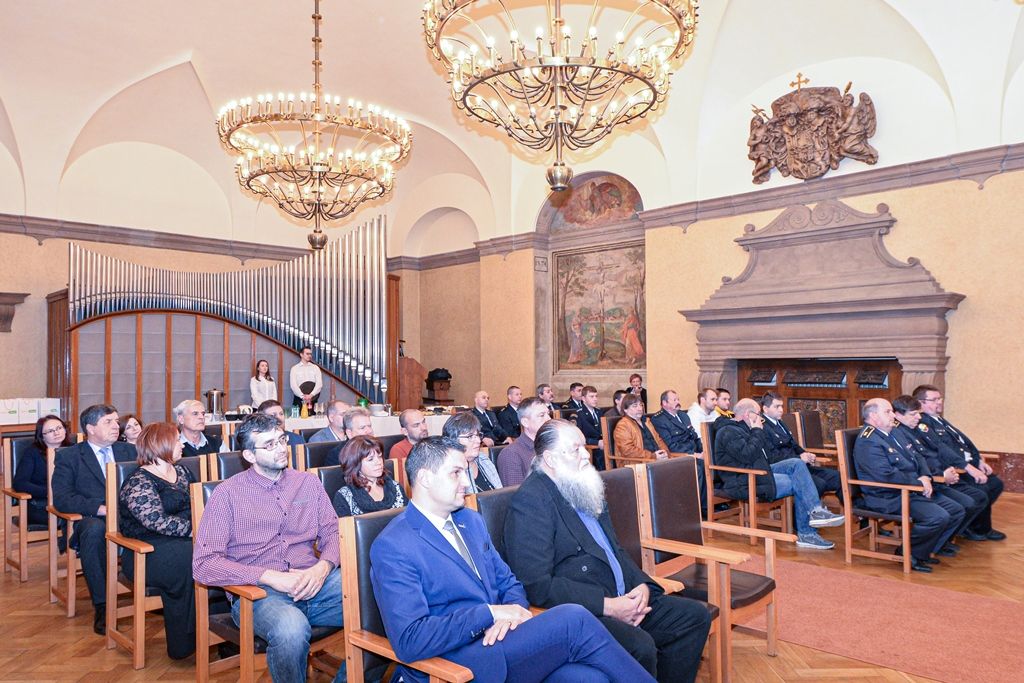 Město poděkovalo dobrovolným hasičům za celoroční práci (foto: M. Pecuch, 19.12.2019)