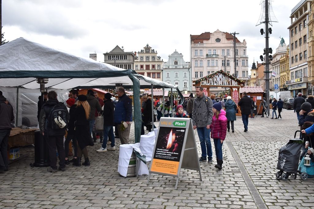 Vánoční punč (fotografie: A. Jarošová, 23.12.2019)