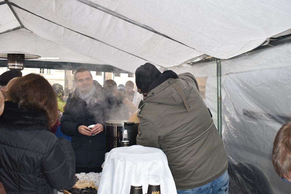 Vánoční punč (fotografie: A. Jarošová, 23.12.2019)