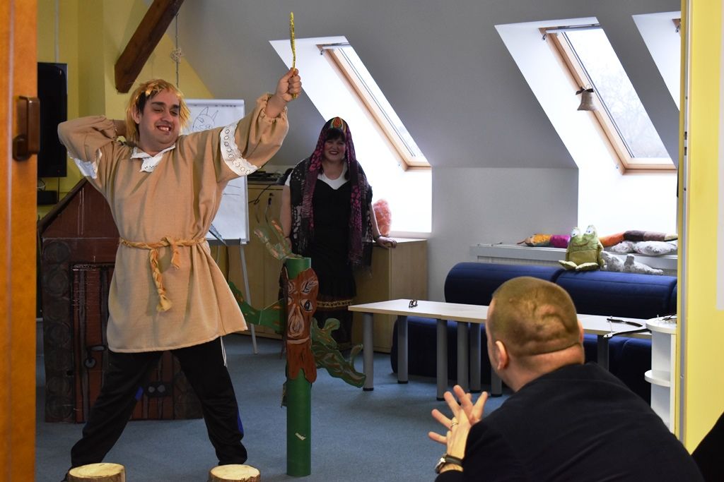 Primátor Martin Baxa navštívil sociální zařízení v Plzni (foto: M. Fialová / M. Pecuch, 3.1.2020)