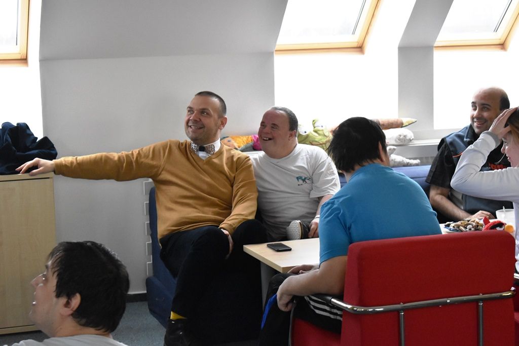 Primátor Martin Baxa navštívil sociální zařízení v Plzni (foto: M. Fialová / M. Pecuch, 3.1.2020)