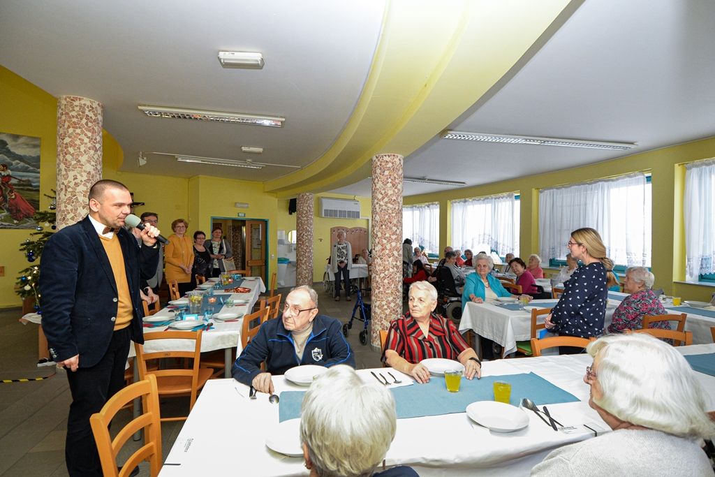 Primátor Martin Baxa navštívil sociální zařízení v Plzni (foto: M. Fialová / M. Pecuch, 3.1.2020)