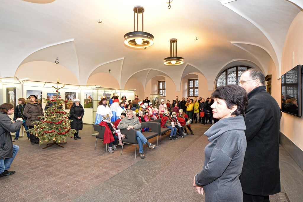 Tříkrálová sbírka slavnostně začala na plzeňské radnici (foto: M. Pecuch, 6. a 7.1.2020)