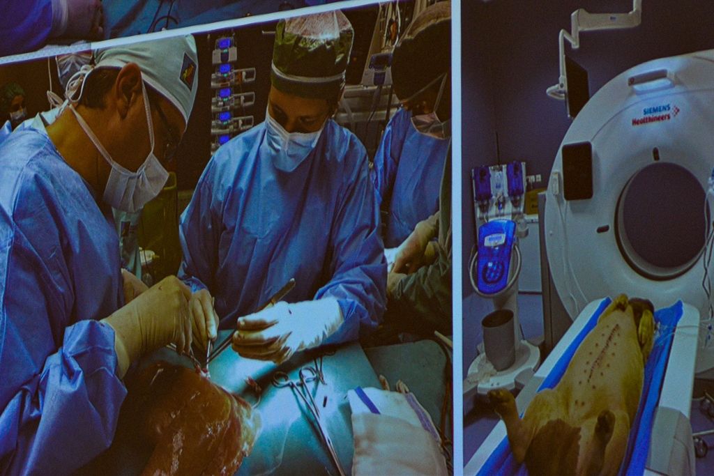 Nový výpočetní tomograf pro Biomedicínské centrum v Plzni (foto: M. Pecuch, 10.1.2020)