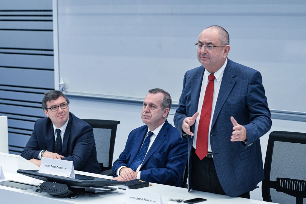 Nový výpočetní tomograf pro Biomedicínské centrum v Plzni (foto: M. Pecuch, 10.1.2020)