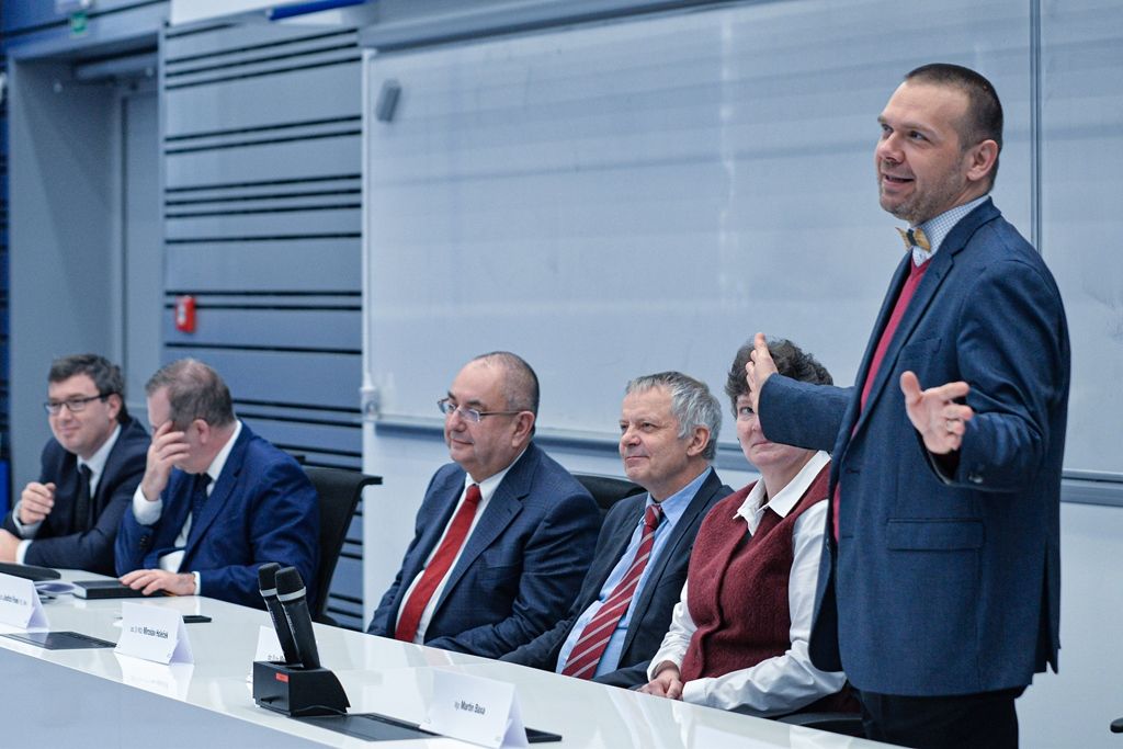 Nový výpočetní tomograf pro Biomedicínské centrum v Plzni (foto: M. Pecuch, 10.1.2020)