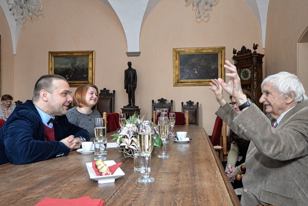 Primátor poblahopřál Zdeňku Bláhovi k životnímu jubileu