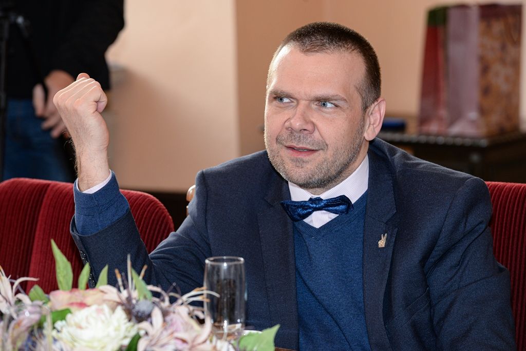 Primátor pogratuloval profesoru Zdeňku Mračkovi k 90. narozeninám (foto: M. Pecuch, 16.1.2020)