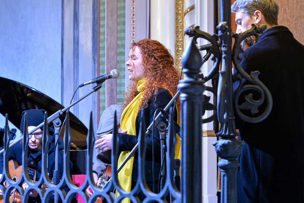 Občané v Plzni uctili památku deportovaných Židů před 78 lety (foto: M. Pecuch, 26.1.2020)