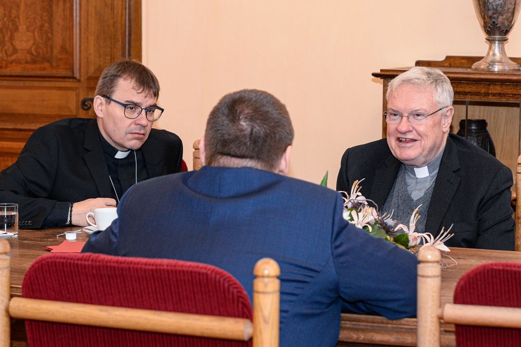 Velvyslanec Svatého stolce Charles Daniel Balvo přijel do Plzně (foto: M. Pecuch, 28.1.2020)