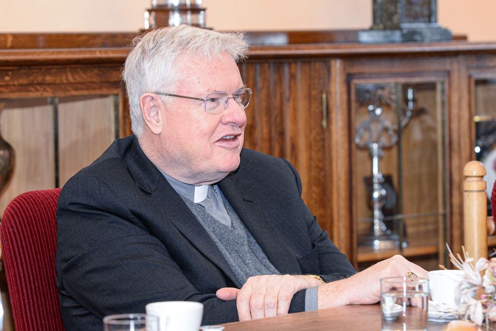 Velvyslanec Svatého stolce Charles Daniel Balvo přijel do Plzně (foto: M. Pecuch, 28.1.2020)