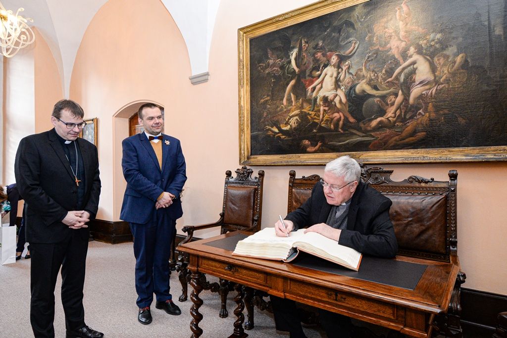 Velvyslanec Svatého stolce Charles Daniel Balvo přijel do Plzně (foto: M. Pecuch, 28.1.2020)