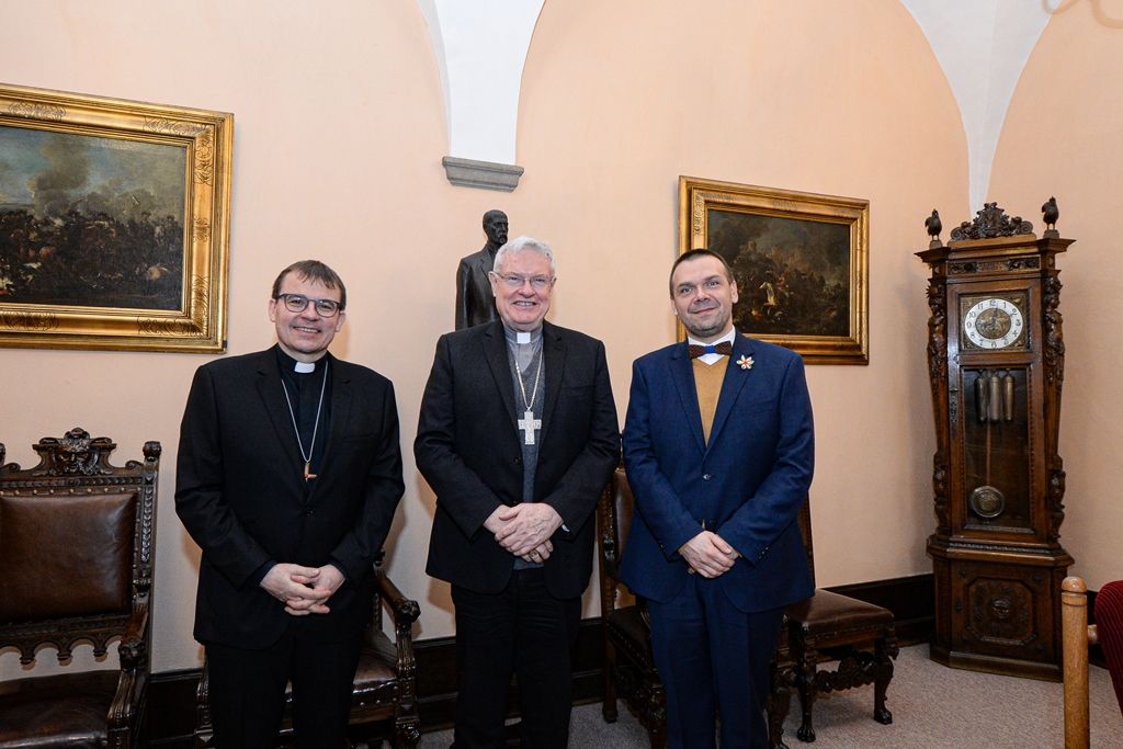 Velvyslanec Svatého stolce Charles Daniel Balvo přijel do Plzně (foto: M. Pecuch, 28.1.2020)