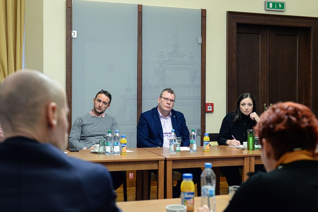 Zástupci OECD a Evropské komise přijeli na první výzkumnou misi do Plzně (foto: M. Pecuch, 29.1.2020)