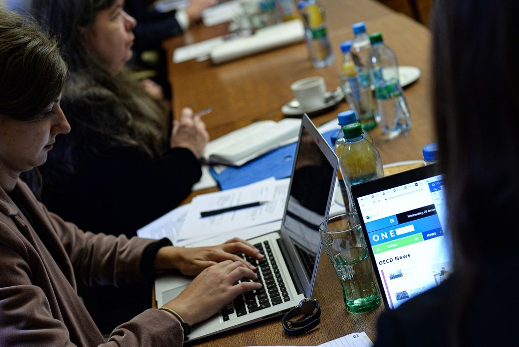 Zástupci OECD a Evropské komise přijeli na první výzkumnou misi do Plzně (foto: M. Pecuch, 29.1.2020)