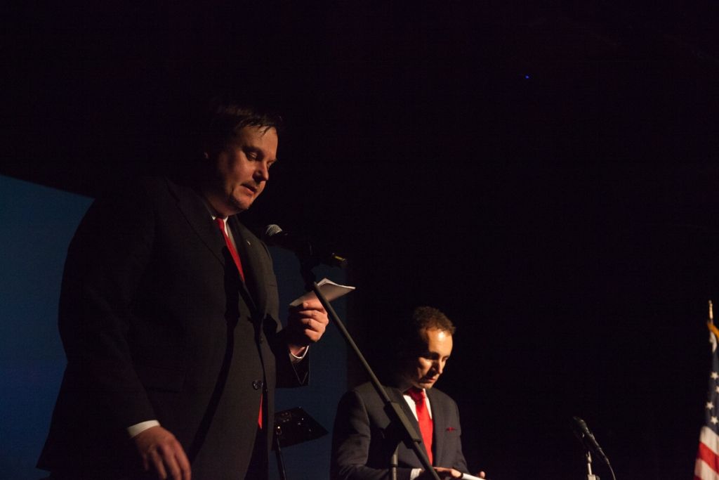 Plzeň zahájila výstavu v New Yorku, přítomni byli i veteráni (zdroj fotografií: new-york.czechcentres.cz)