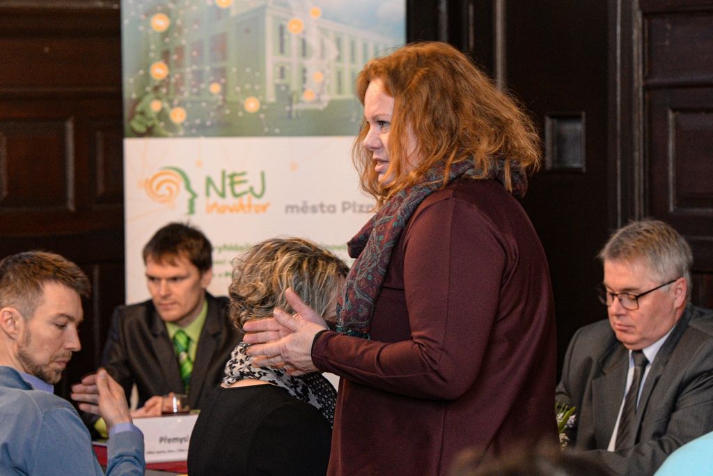 Společné setkání s účastníky Nej inovátor (foto: M. Pecuch, 27.2.2020)