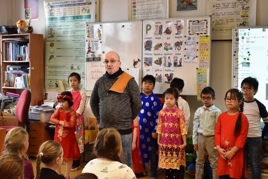 Vietnamští žáci 21. ZŠ připravili Dny vietnamské kultury (foto: M. Fialová, 28.2.2020)