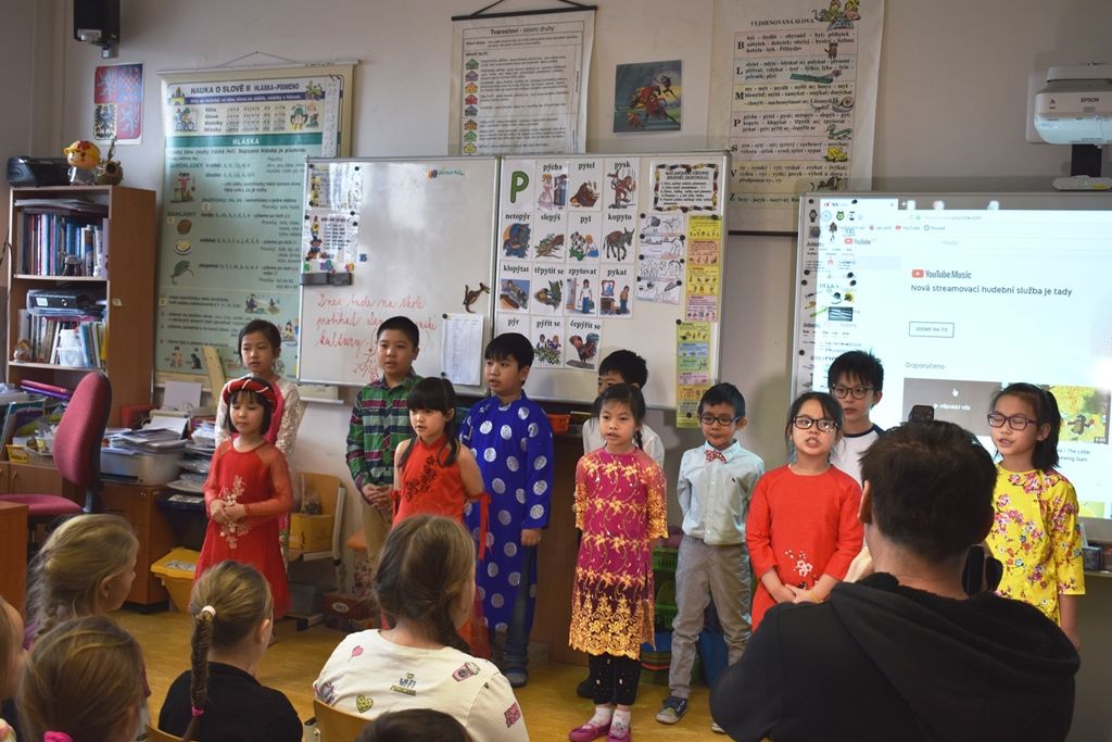 Vietnamští žáci 21. ZŠ připravili Dny vietnamské kultury (foto: M. Fialová, 28.2.2020)