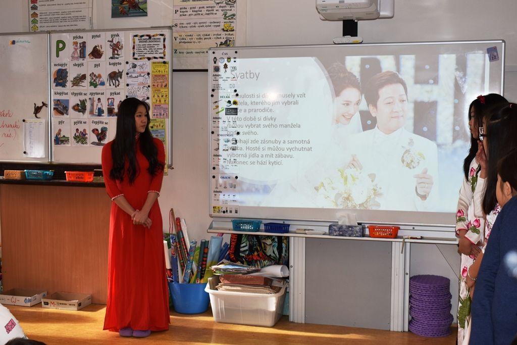 Vietnamští žáci 21. ZŠ připravili Dny vietnamské kultury (foto: M. Fialová, 28.2.2020)