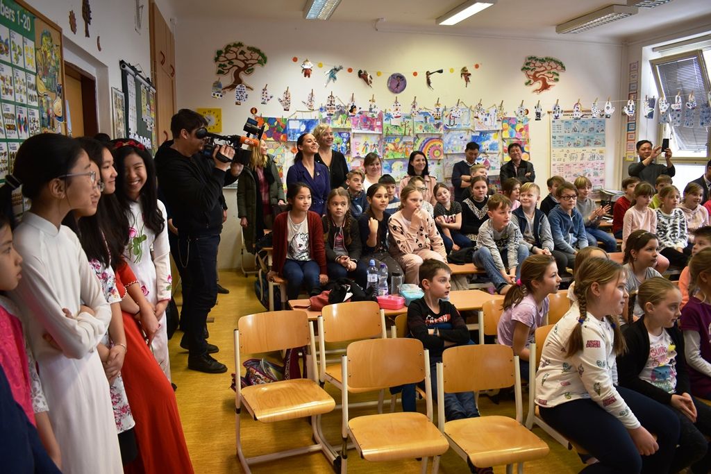 Vietnamští žáci 21. ZŠ připravili Dny vietnamské kultury (foto: M. Fialová, 28.2.2020)