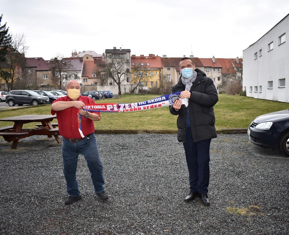 Členové rady města navštívili sociální zařízení, aby podpořili boj proti koronaviru (foto: A. Jarošová, 17.3.2020)
