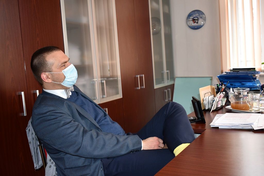 Členové rady města navštívili sociální zařízení, aby podpořili boj proti koronaviru (foto: A. Jarošová, 17.3.2020)