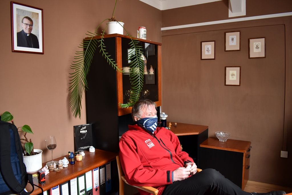 Primátor Plzně zjišťoval situaci v dalších sociálních zařízeních (foto: A. Jarošová, 26.3.2020)