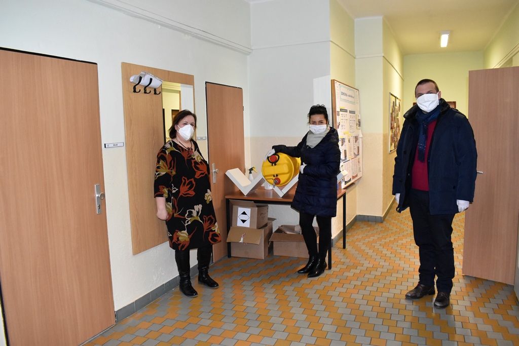 Primátor Plzně zjišťoval situaci v dalších sociálních zařízeních (foto: A. Jarošová, 26.3.2020)