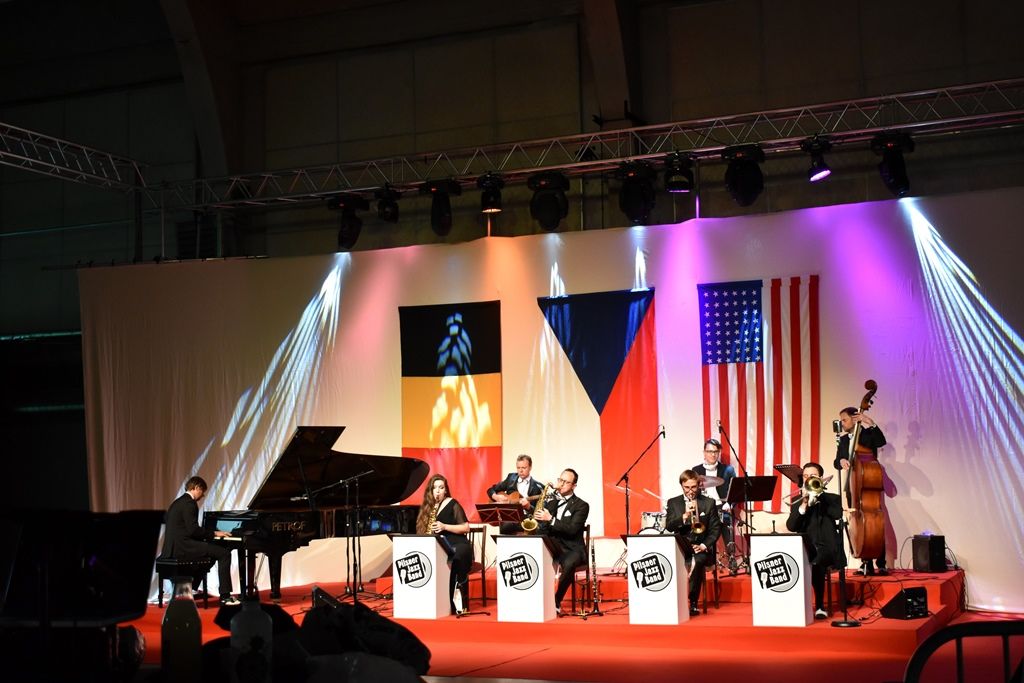 Studio Slavností svobody 2020 (foto: A. Jarošová, 2.5.2020)