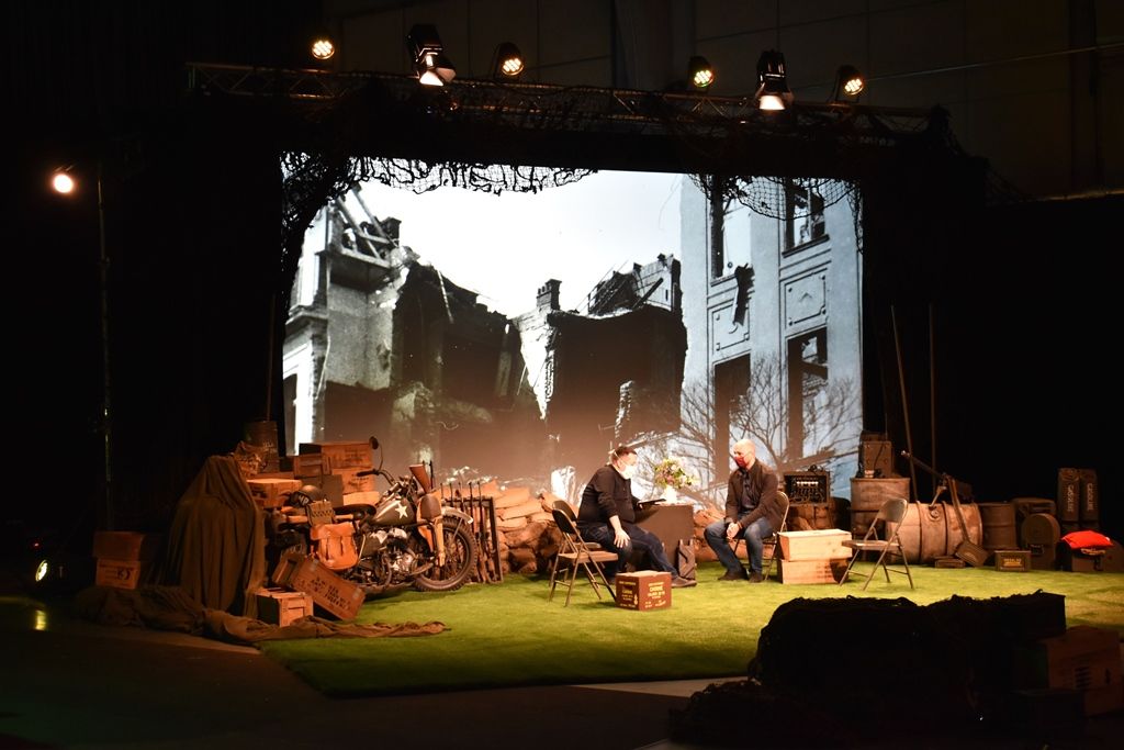 Studio Slavností svobody 2020 (foto: A. Jarošová, 2.5.2020)