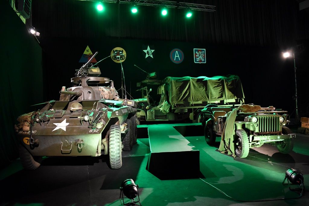 Studio Slavností svobody 2020 (foto: A. Jarošová, 2.5.2020)