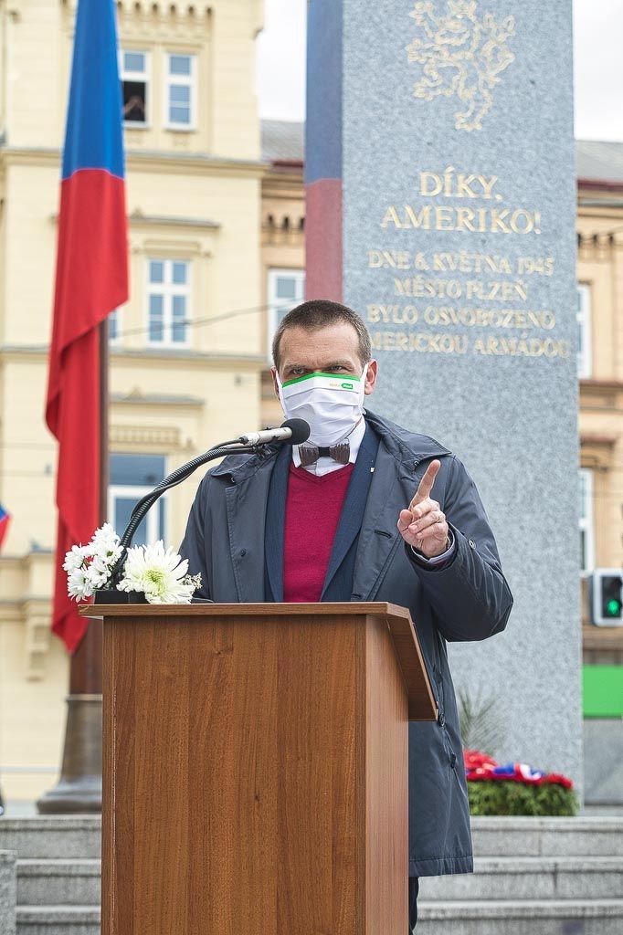 Slavnosti svobody 2020 - Pietní akt Díky, Ameriko! (foto: R. Muchka, 6.5.2020)