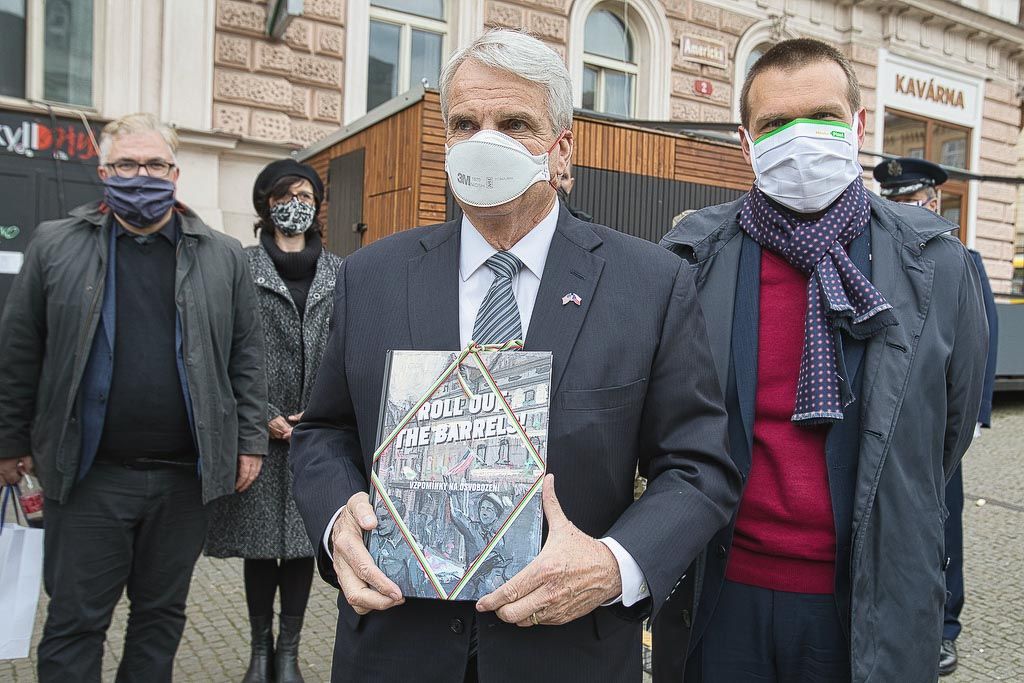 Slavnosti svobody 2020 - Pietní akt Díky, Ameriko! (foto: R. Muchka, 6.5.2020)