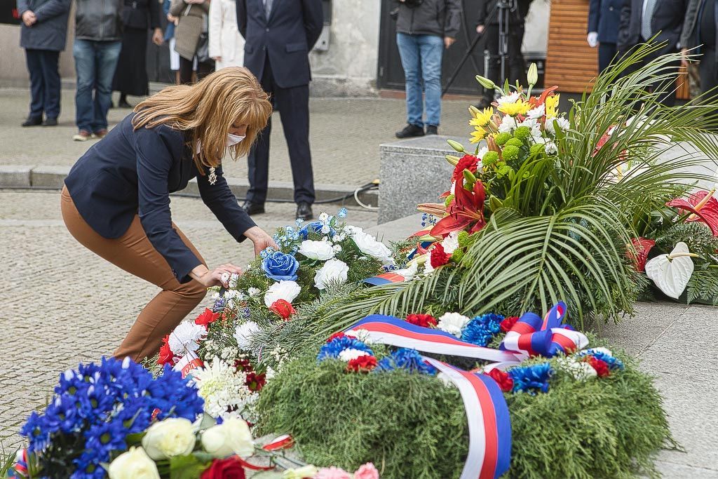 Slavnosti svobody 2020 - Pietní akt Díky, Ameriko! (foto: R. Muchka, 6.5.2020)