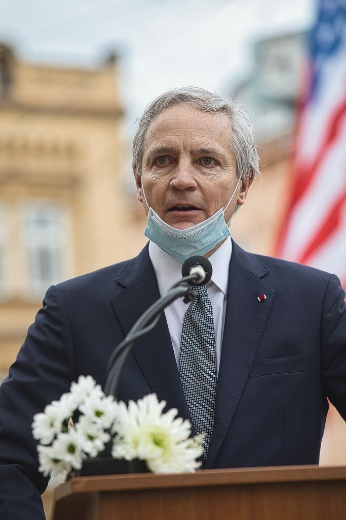 Slavnosti svobody 2020 - Pietní akt Díky, Ameriko! (foto: R. Muchka, 6.5.2020)