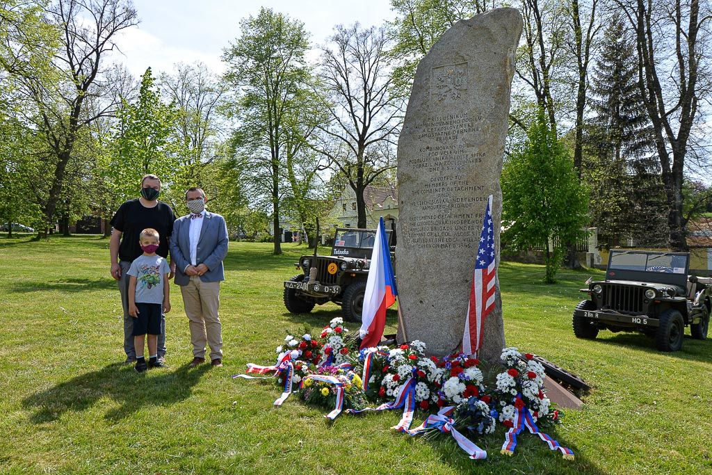 Slavnosti svobody 2020 - Pietní akt v Kyšicích (foto: M. Pecuch, 8.5.2020)