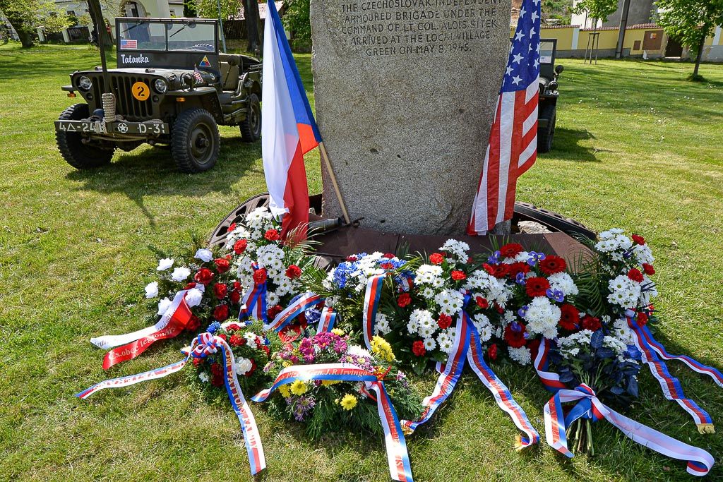 Slavnosti svobody 2020 - Pietní akt v Kyšicích (foto: M. Pecuch, 8.5.2020)