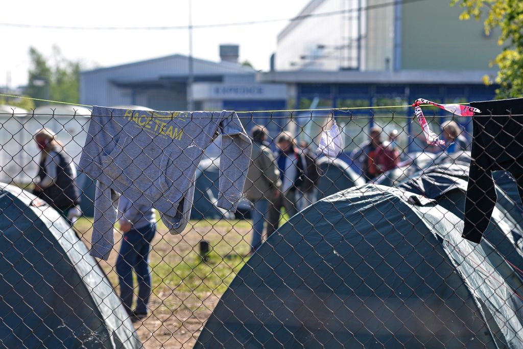 Plzeňské stanové centrum pro bezdomovce v době ohrožení koronavirem