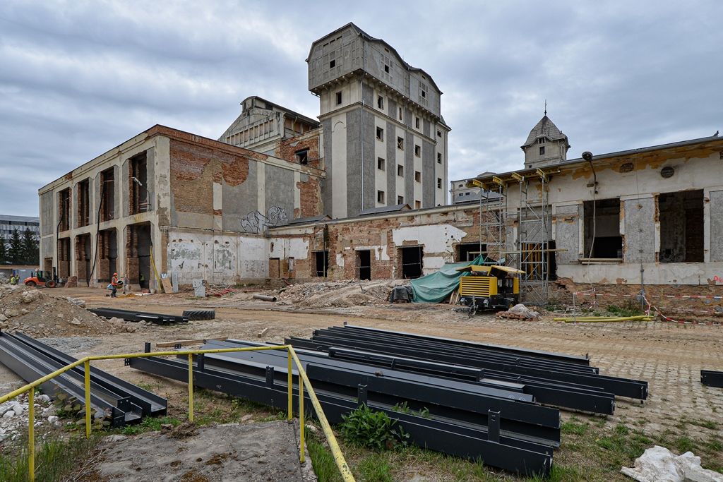 Stavba Technologického parku Dronet – Plzeň Světovar